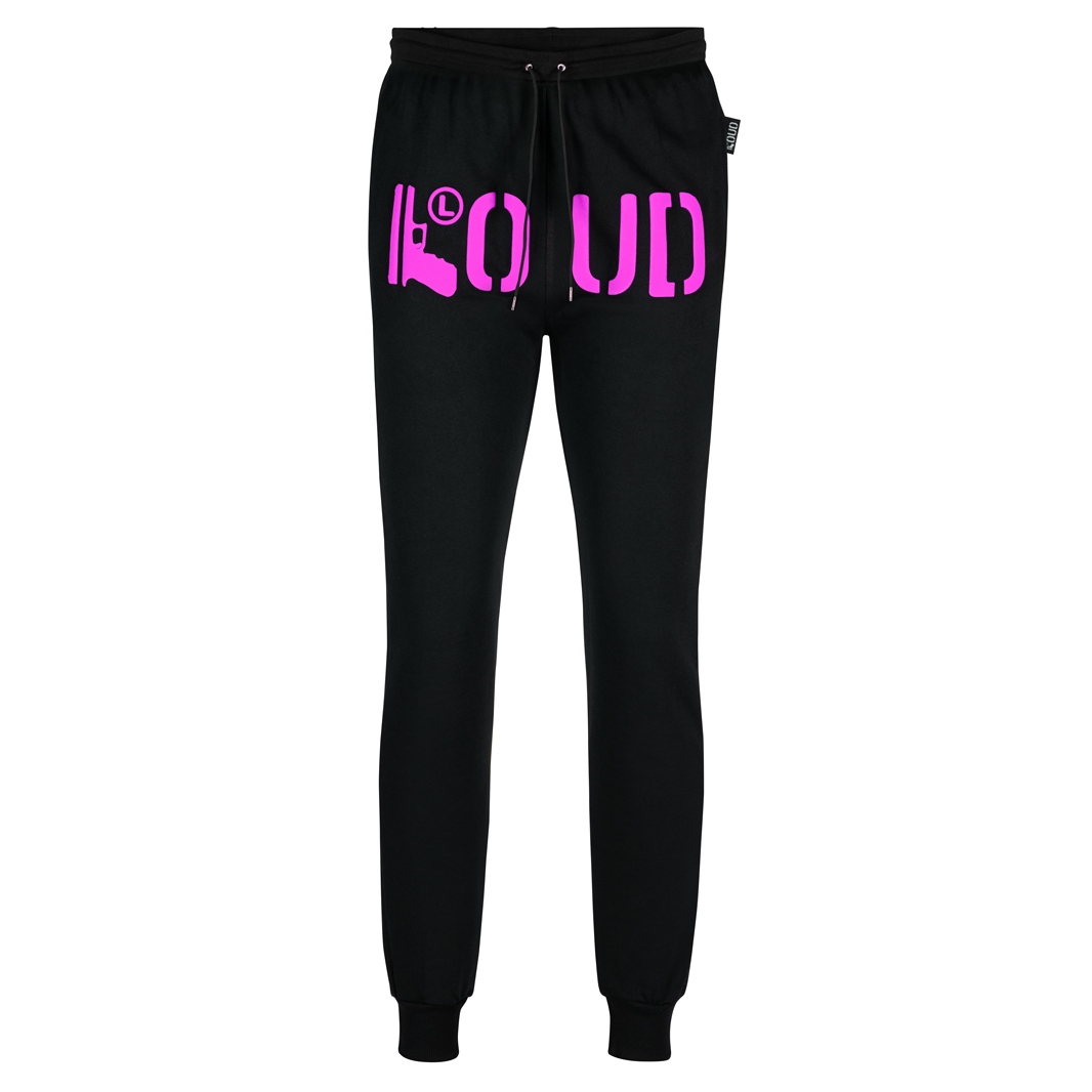 Jogger LOUD Negro Rosa