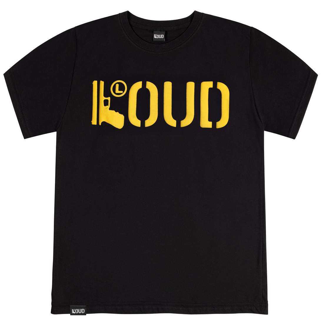 Polera LOUD Negro Amarillo