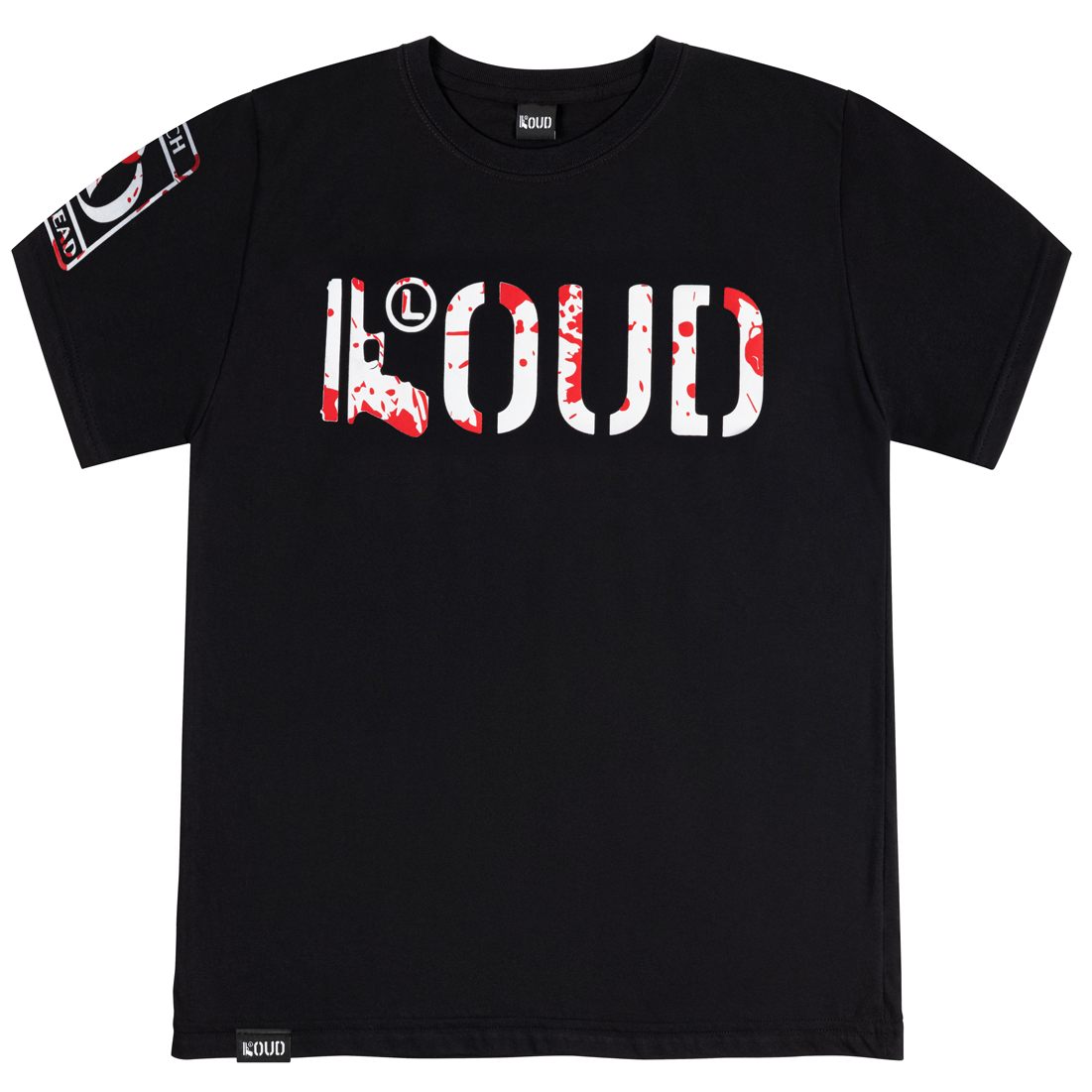 Polera LOUD Negro Sangre