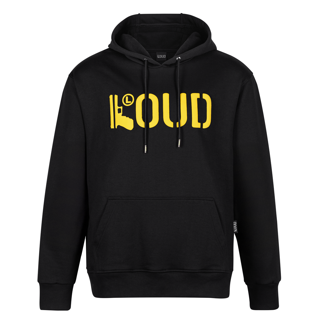 Poleron LOUD Negro Amarillo