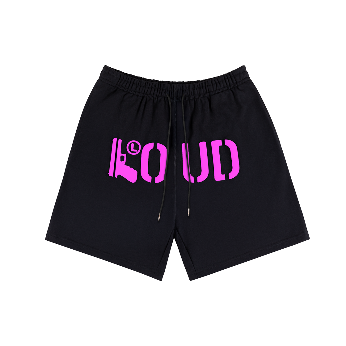 Shorts LOUD Negro Rosa