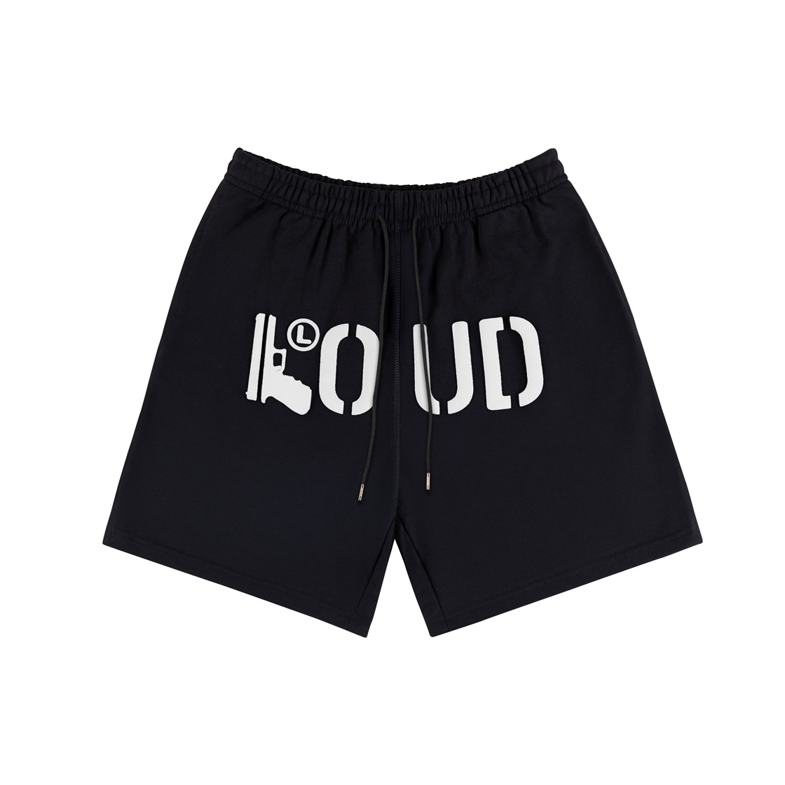 Shorts LOUD Negro Blanco